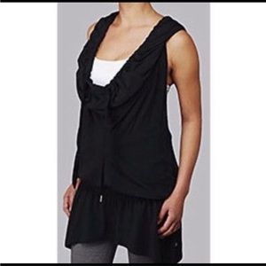 Lululemon Hooded Tank with Cinched Waist Top Athliesure Yoga Palates Gym